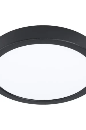 Voordeelprijs EGLO Fueva 5 Opbouwlamp - LED - Ø 21 cm - Zwart/Wit
