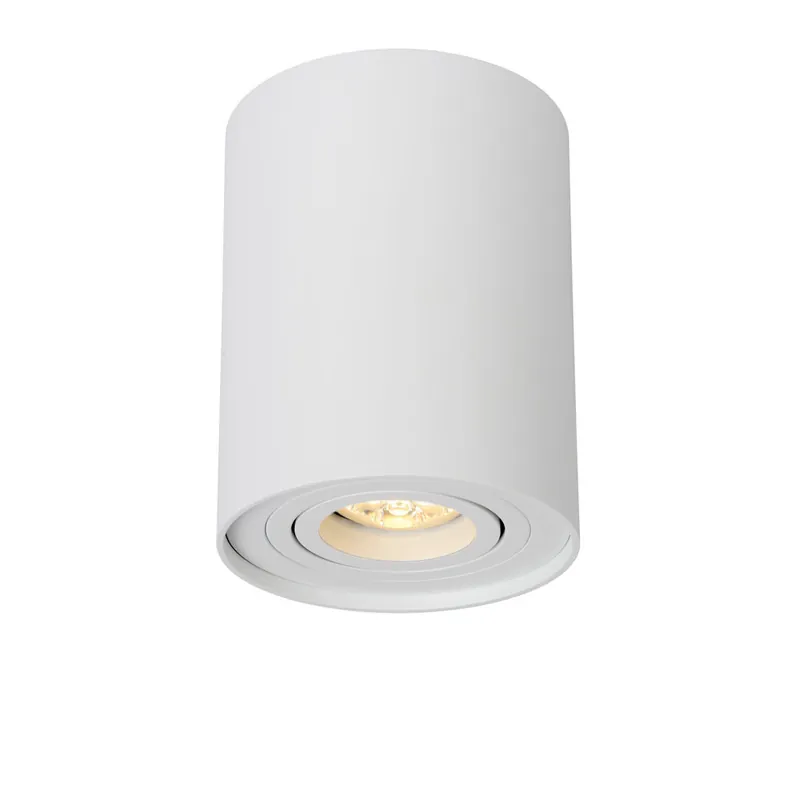 Actieprijs Lucide TUBE - Plafondspot - Ø 9,6 cm - 1xGU10 - Wit