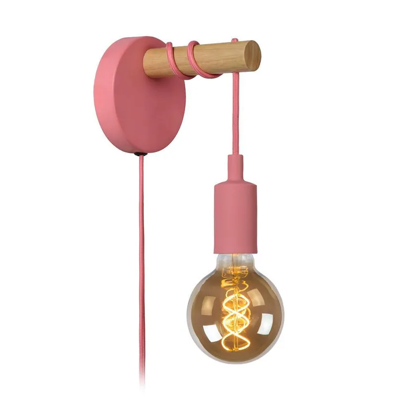 Lucide POLA Wandlamp - Roze Speciale Aanbieding