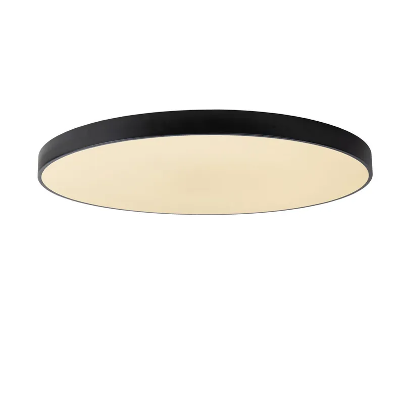Goedkoop Lucide UNAR - Plafonnière - Ø 80 cm - LED 3 StepDim - 1x80W 2700K - Zwart