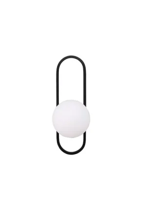 Hioshop Alpes verlichting wandlamp 15x19x40cm zwart Koop Online
