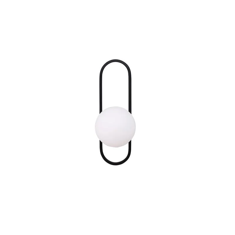 Hioshop Alpes verlichting wandlamp 15x19x40cm zwart Koop Online