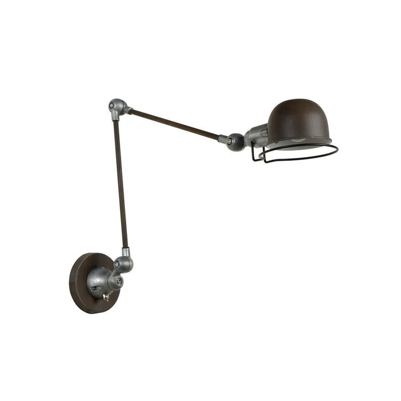 Lucide wandlamp Honore 2 - roest bruin Lage Prijs