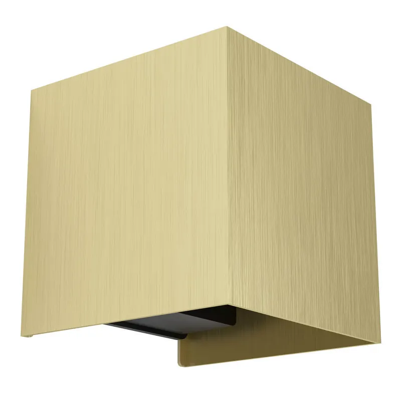 EGLO Valmontone Wandlamp - LED - Aluminium/Glas - Goud Gereduceerde Prijs
