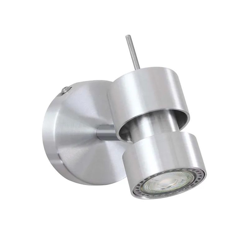 LED wandlamp, dimbaar, metaal, zilver, H 12 cm Nu Kopen