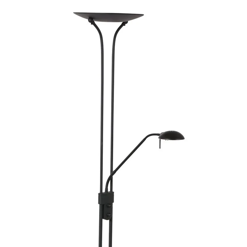 Beperkt Aanbod Mexlite Vloerlamp Biron H 180 cm DIM zwart
