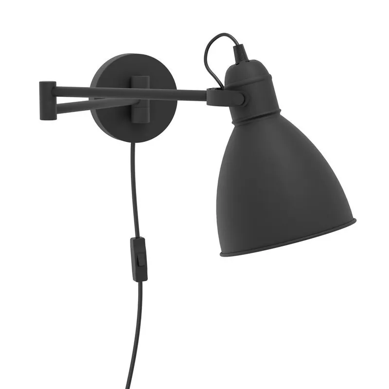 Betrouwbaar EGLOSanPeriWandlamp-E27-30cm-Zwart