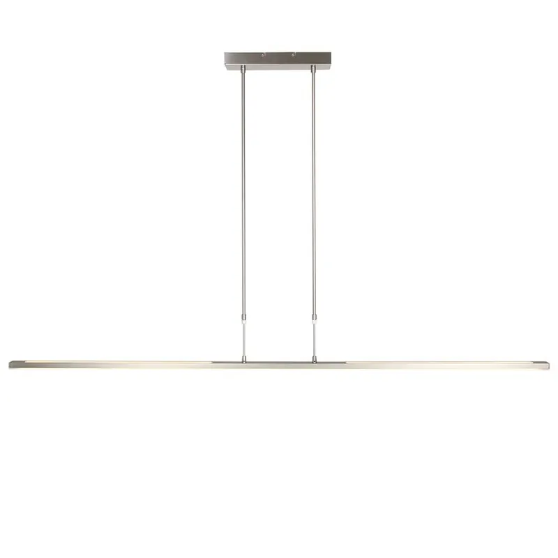 LED-hanglamp, dimbaar, zilver, in hoogte verstelbaar, L 155 cm Bestseller