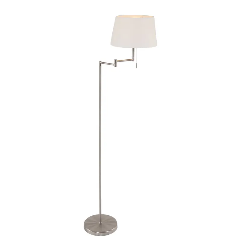 Mexlite Vloerlamp bella 5894st staal Direct Verzonden