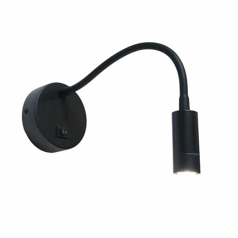 Artdelight Wandlamp Flex - zwart - 30x10 cm Merkproduct