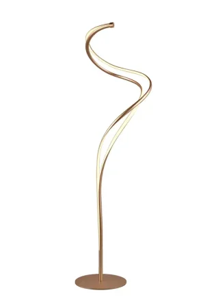 TRIO Select Vloerlamp Nala H 160 cm mat goud Veilige Betaling