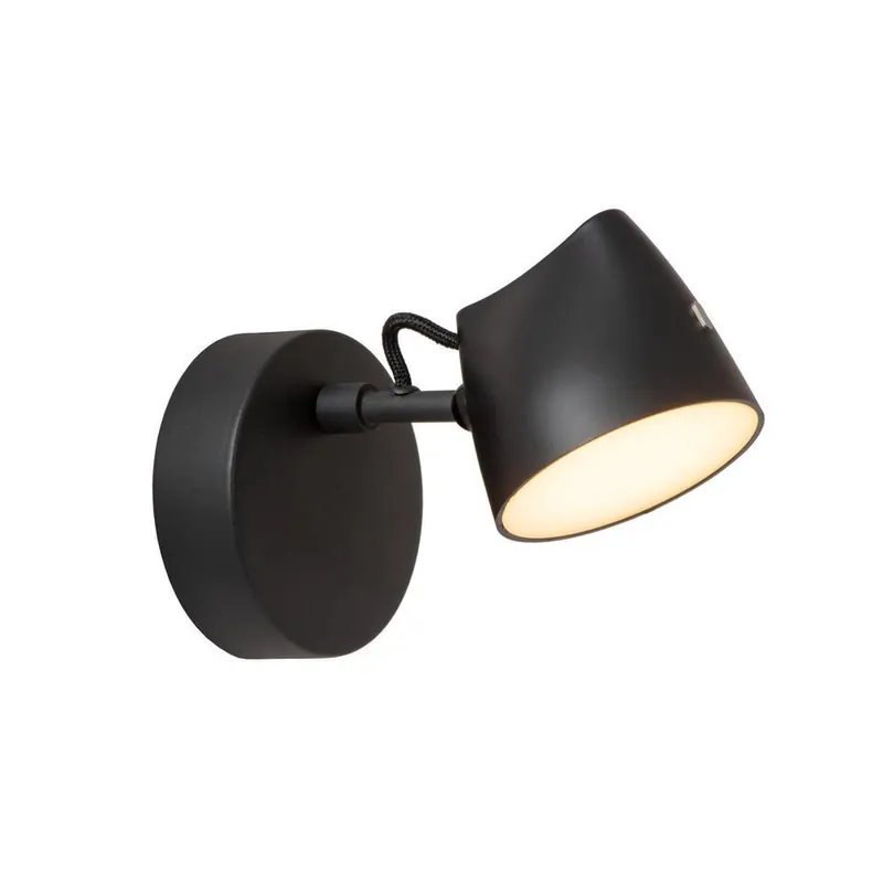 Lucide MILNE Wandlamp - Zwart Favoriet