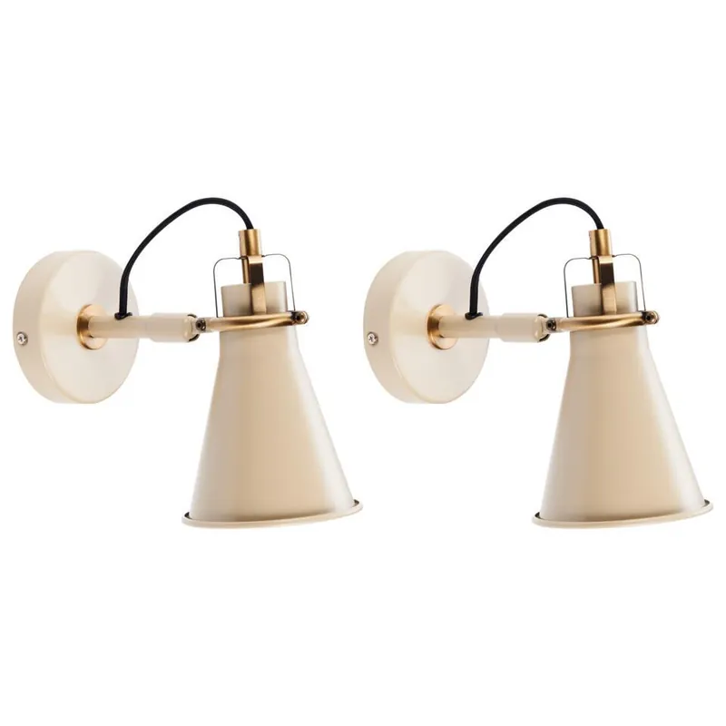 Gratis Retour MOYOLA - Wandlampen - Beige - Metaal
