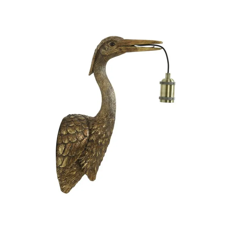 Must-Have Wandlamp Crane - Antiek Brons - 29.5x16x48cm