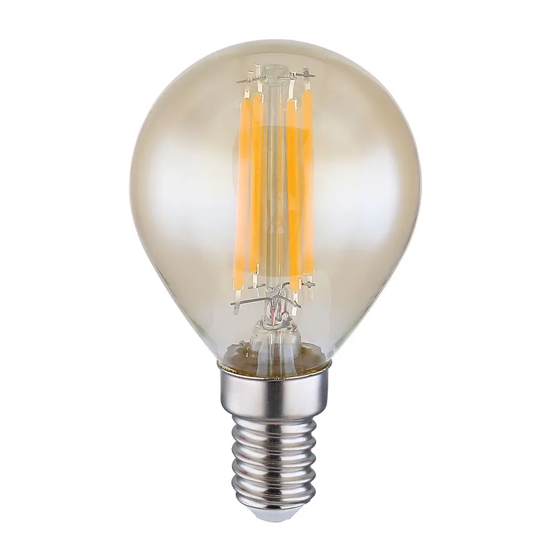 Finale Uitverkoop LED lamp, globe, E14, 4 watt, 350 lumen, warm wit, DxH 4,5x7,8 cm