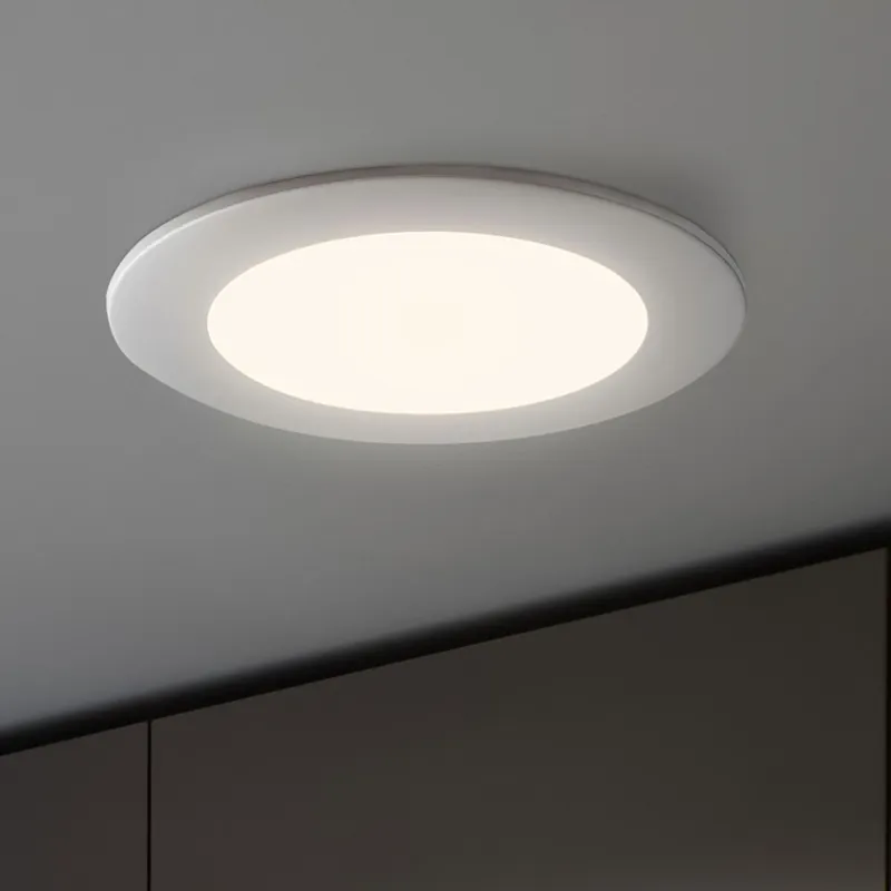 Merkproduct LED inbouwpaneel, 18 watt, 1400 lumen, neutraal wit, D 22,5 cm