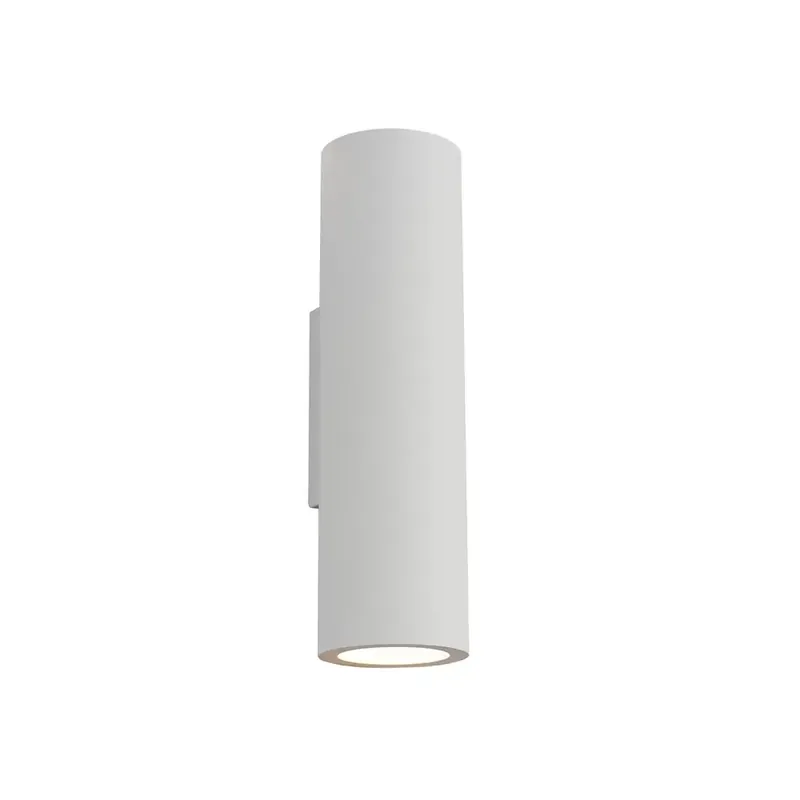 Hete Deal Artdelight Wandlamp Brest glad H 25 cm gips wit