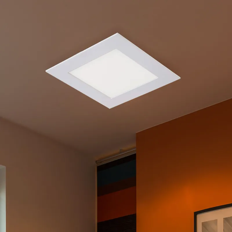 LED inbouwpaneel, 12 watt, 1160 lumen, mat wit, L 17 cm Bestseller