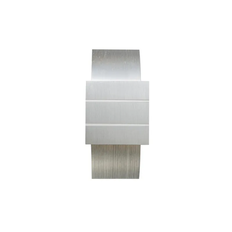 Qazqa up‑ en downlight lamp amy zilverkleurig g9 Beperkte Voorraad