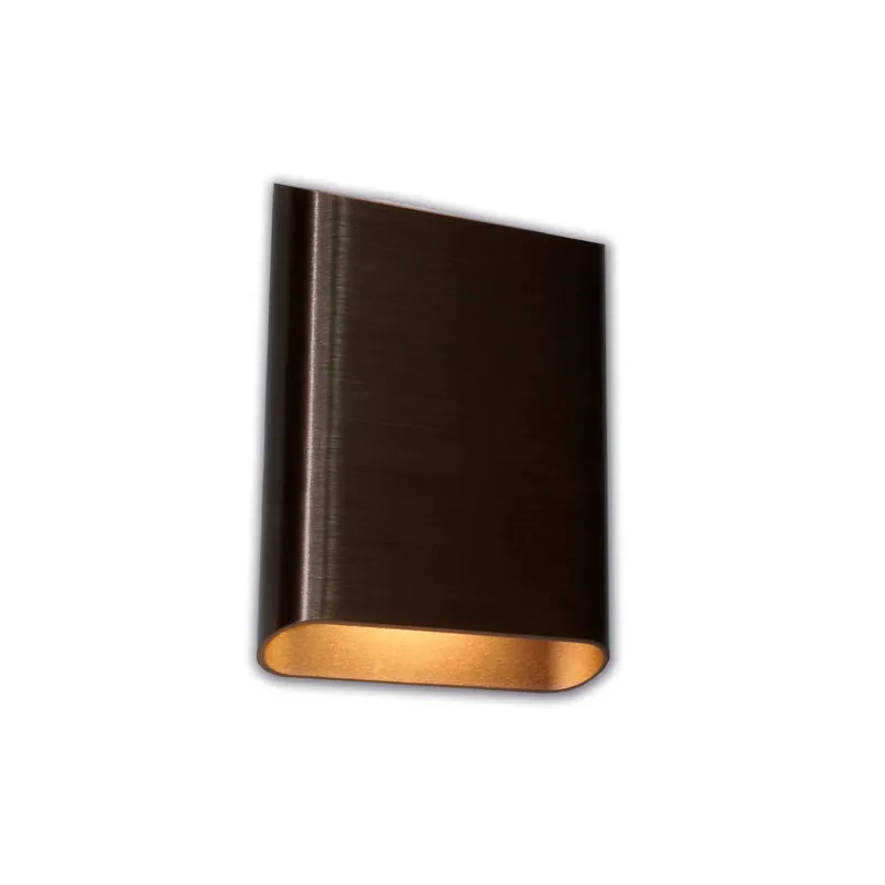 Artdelight Wandlamp Diaz Large H 20 cm koper brons Favoriet
