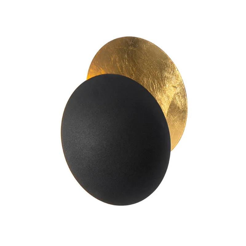 Populair Qazqa wandlamp sunrise zwart g9