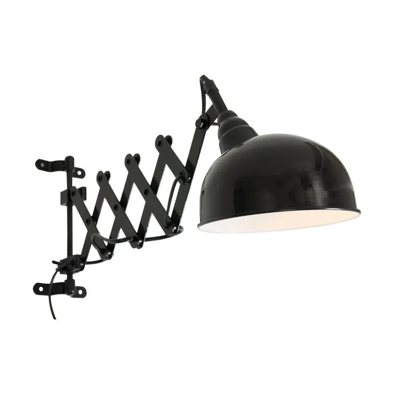 Shop Nu Steinhauer Wandlamp yorkshire - zwart - 25x23 cm