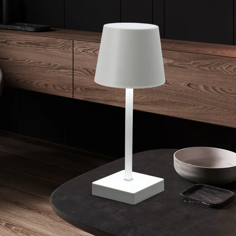 LED tafellamp, oplaadbare batterij, aanraakfunctie, dimbaar, H 26 cm Hete Deal
