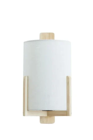 Actieprijs Wandlamp Litto - Naturel - 22x18x36cm