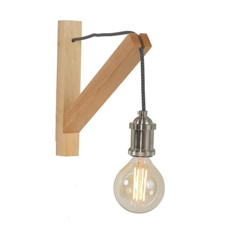 Mexlite Wandlamp dion - bruin - 30x28 cm Nu Kopen