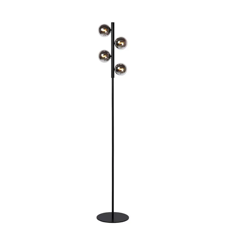 Lucide vloerlamp Tycho - zwart - 22x22,5x154 cm Snelle Levering