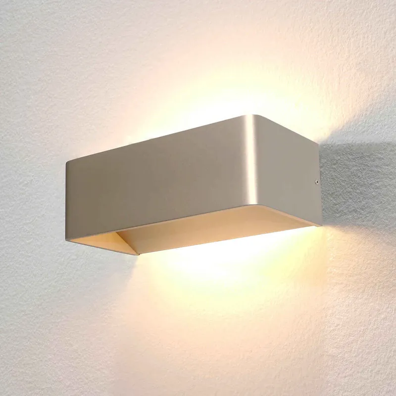 Artdelight Wandlamp Mainz 20 x 7 cm champagne Korting