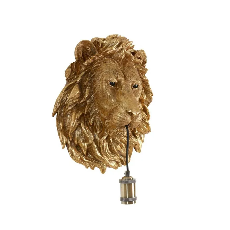 Direct Beschikbaar Wandlamp Lion - Brons - 33.5x19x40.5cm