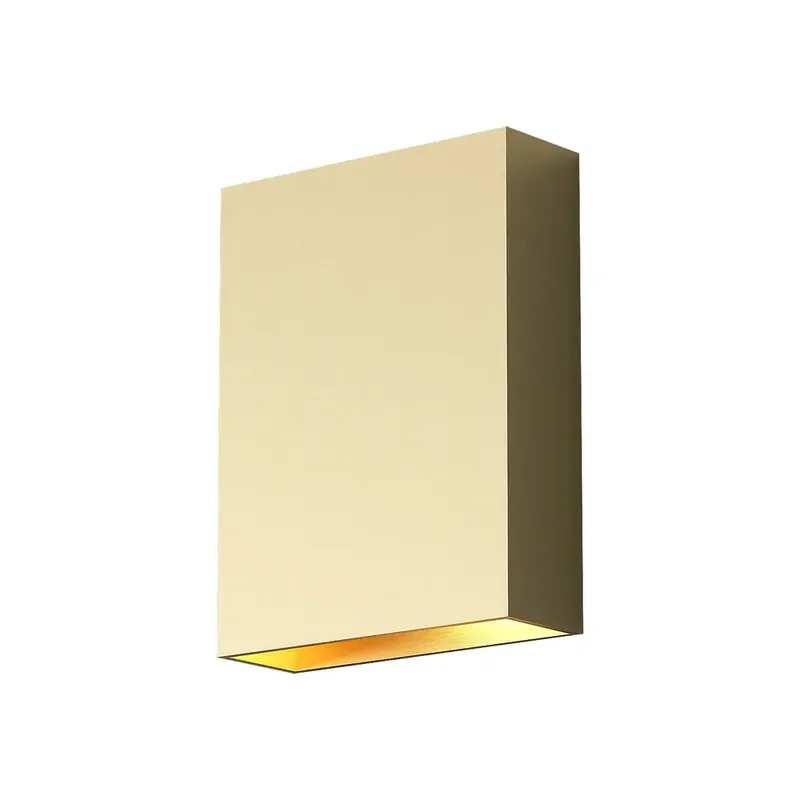 Actieprijs Artdelight Wandlamp Memphis H 16 cm mat goud
