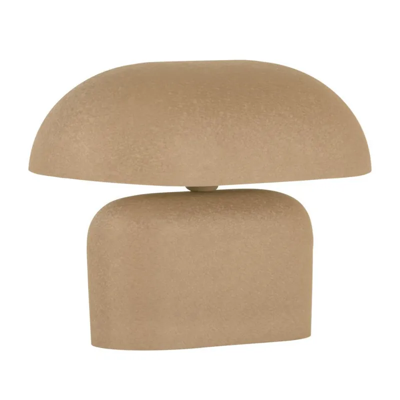 WOOOD Tilo Tafellamp 26x37x37 cm - Metaal - Beige - 26x37x37 Speciale Aanbieding