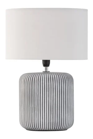 Pauleen Pure Shine Tafellamp - Grijs/Wit Uitverkoop