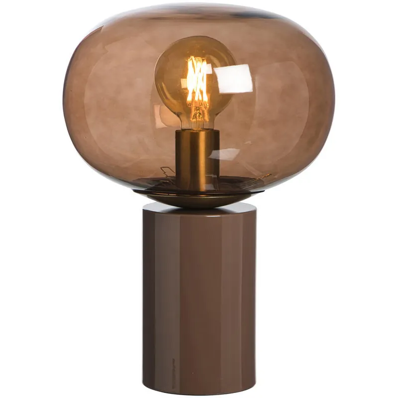Tafellamp Marlon bruin E27 36,5x25x25 cm Express Levering