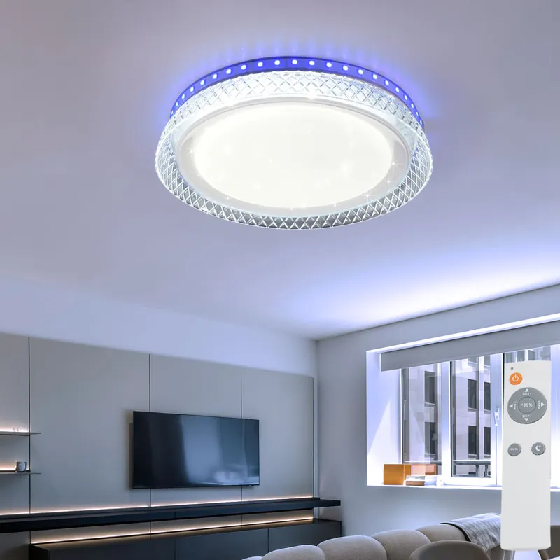 Speciale Aanbieding LED plafondlamp, afstandsbediening, dimbaar, wit, CCT, D 28cm