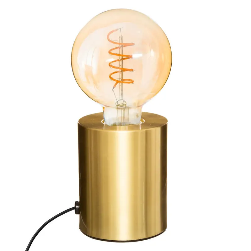 Hete Deal Atmosphera Tafellamp Saba - metaal - goud - H10 cm - Leeslampje