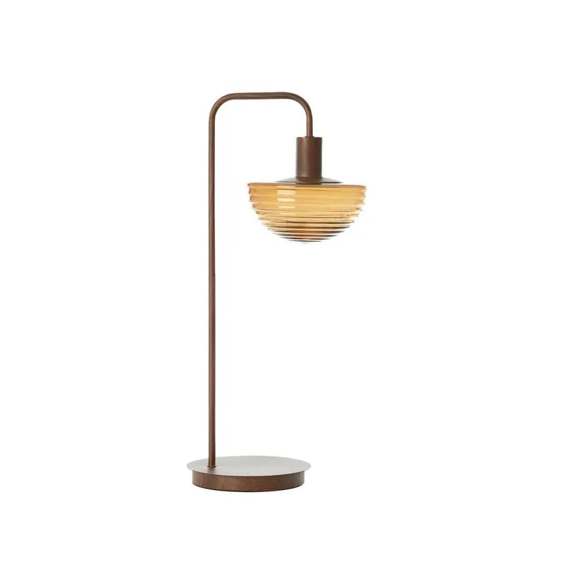 Tafellamp Baylie - Donkerbruin - 30x20x61cm Exclusieve Aanbieding