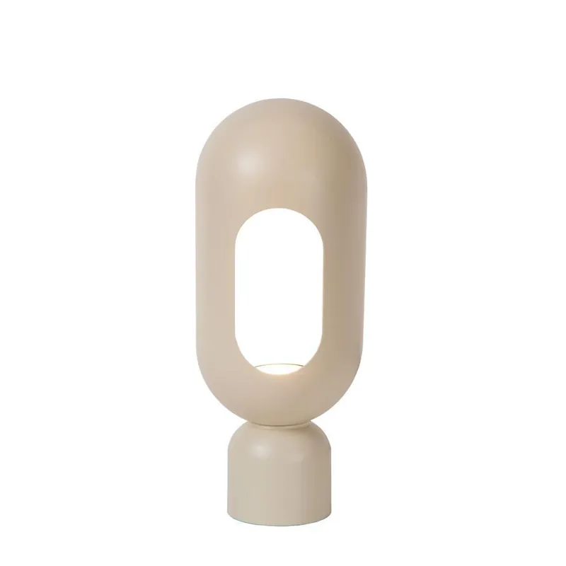 Lucide BARRIS Tafellamp - Taupe Fabrieksprijs