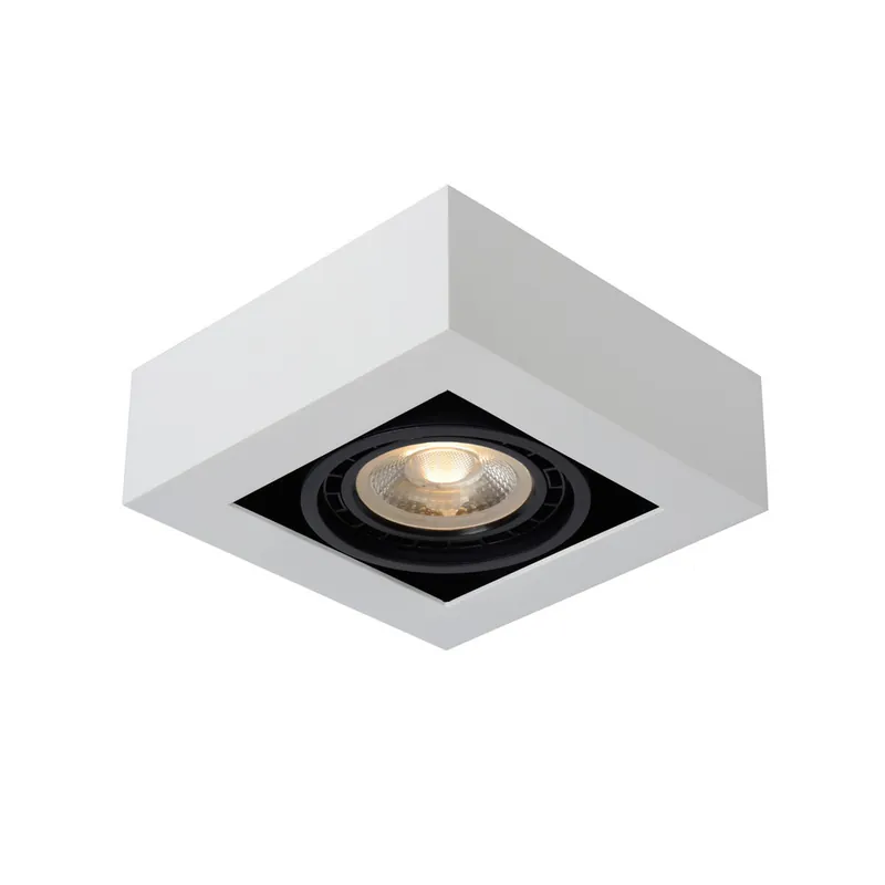 Lucide ZEFIX - Plafondspot - LED Dim to warm - GU10 (ES111) - 1x12W 2200K/3000K - Wit Express Levering