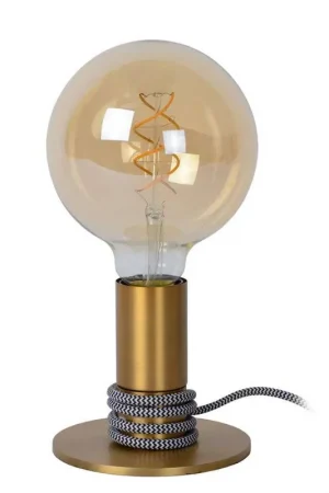 Aanbieding Lucide tafellamp Marit - mat goud