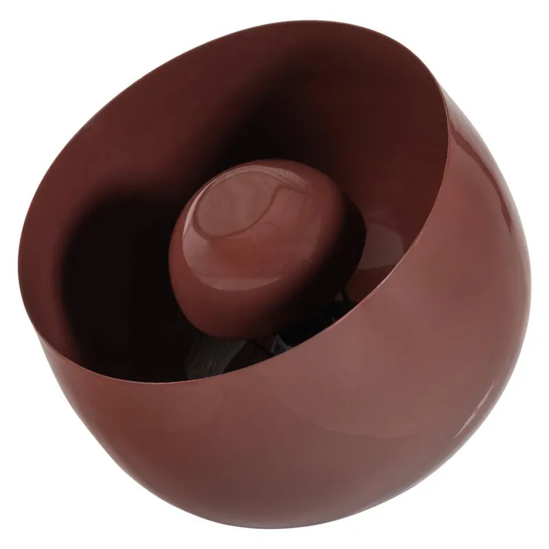 Veilige Betaling WOOOD Mero Tafellamp 25xØ26 cm - Metaal - Hoogglans Rood - 25x26x26