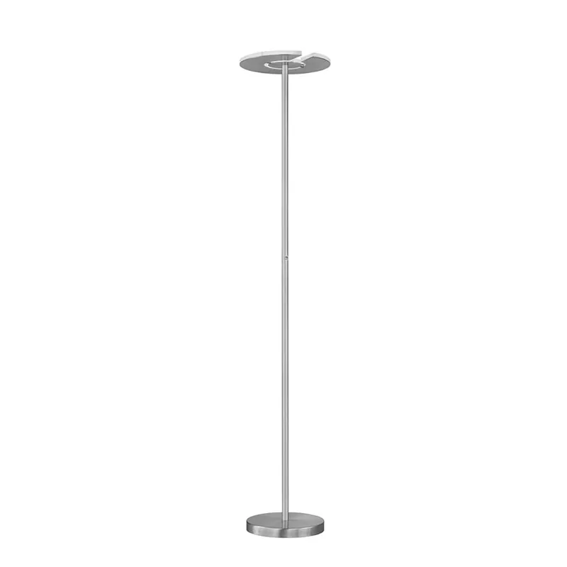 Beste Prijs LED vloerlamp, metaal, chroom nikkel, CCT dimbaar, H 180 cm