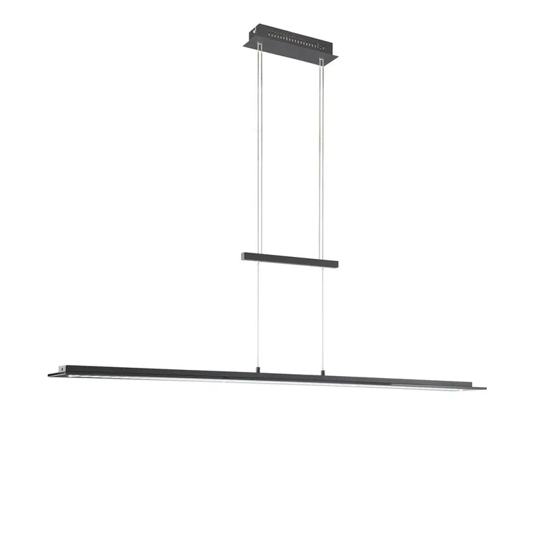 Laatste Kans LED hanglamp, zwart, in hoogte verstelbaar, H 150 cm