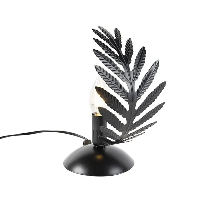 Rechtstreeks Van De Fabrikant Ylumen Tafellamp Palm - zwart - 18x24 cm