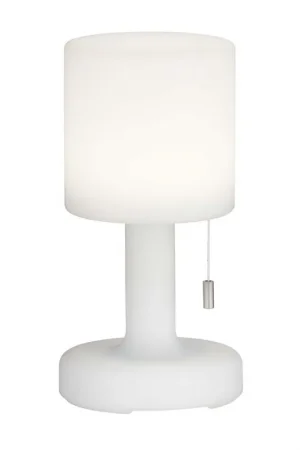 Actieprijs LED tafellamp, buitenverlichting, oplaadbare batterij, trekschakelaar, RGB, H 25 cm