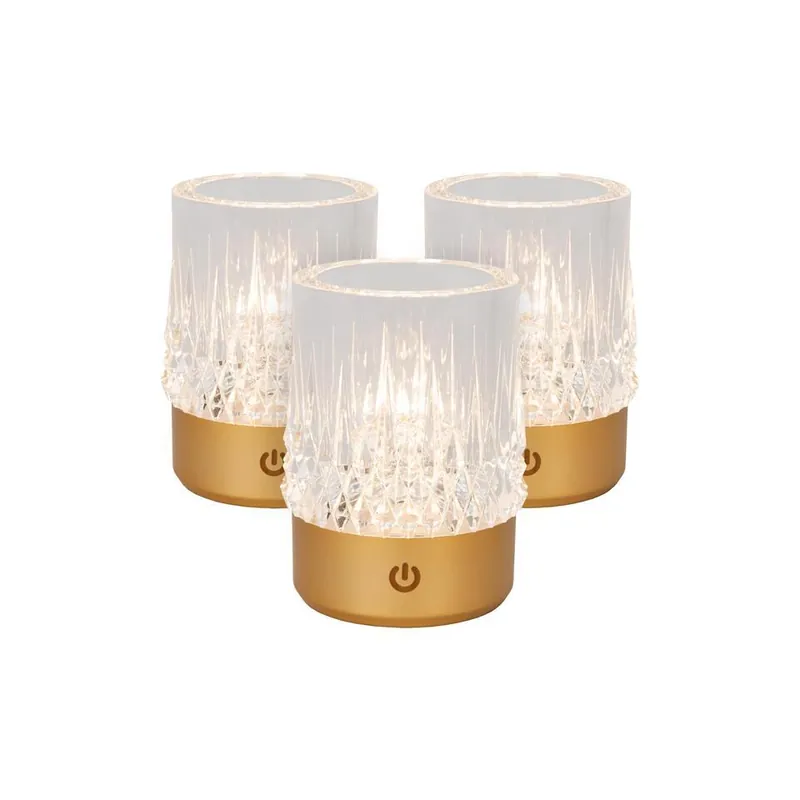 Korting Lucide LILY Tafellamp - Mat Goud / Messing