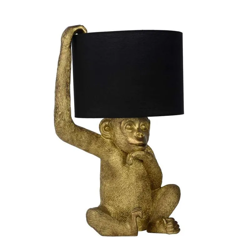 Lucide tafellamp Extravaganza Chimp - zwart Seizoensaanbieding