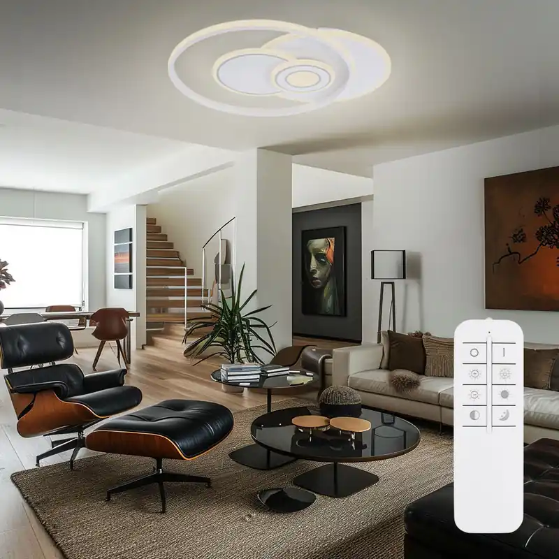 LED plafondlamp, slim licht, dimbaar, kleurwisselaar Merkproduct
